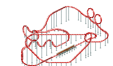 track design preview: Great American Scream Machine